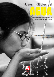 Carátula libro Usos múltiples del agua como una estrategia para la reducción de la pobreza: experiencias y propuestas para el contexto colombiano