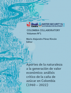 Carátula libro: Aportes de la naturaleza a la generación de valor económico: análisis crítico de la caña de azúcar en Colombia (1960–2022)