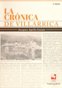 Portada libro: La Crónica de Villarrica