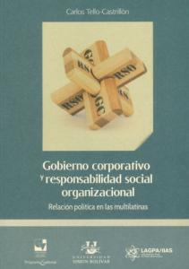 Carátula libro:  Gobierno corporativo y responsabilidad social organizacional: Relación política en las multilatinas