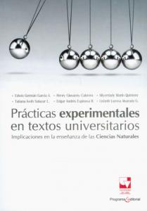 Carátula libro: Prácticas experimentales en textos universitarios. Implicaciones en la enseñanza de las ciencias sociales