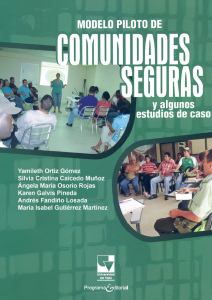 Carátula Modelo piloto de comunidades seguras y algunos estudios de caso