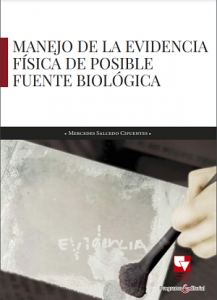 Carátula libro Manejo de la evidencia física de posible fuente biológica