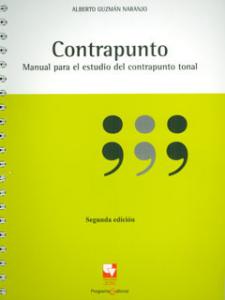 Carátula libro: Contrapunto. Manual para el estudio del contrapunto tonal