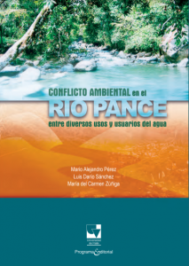 carátula libro Conflicto ambiental en el rio Pance: entre diversos usos y usuarios del agua