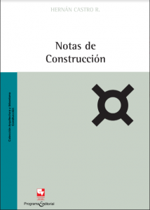 Carátula libro  Notas de construcción