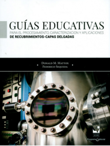 Caratula libro Guías educativas para el procesamiento, caracterización y aplicaciones de recubrimientos-capas delgada