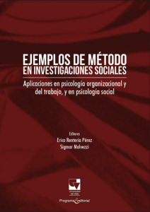 Caratula libro Ejemplo de método en investigaciones sociales