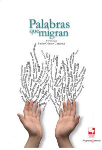 Carátula libro: Palabras que migran