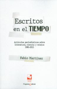 Carátula libro: Escritos en el tiempo