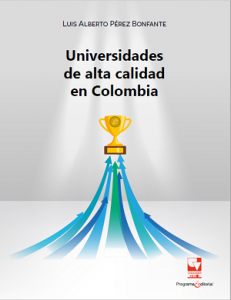 Caratula libro Universidades de alta calidad en Colombia
