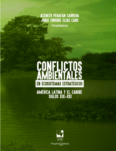Carátula libro Conflictos ambientales en ecosistemas estratégicos: América latina y el Caribe. Siglos XIX -XXI