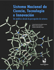 Carátula de libro: Sistema Nacional de Ciencia Tecnología e Innovación: un análisis desde la percepción de actores