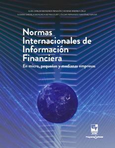 Caratula libro: Normas Internacionales de Información Financiera, micro, pequeñas y medianas empresas