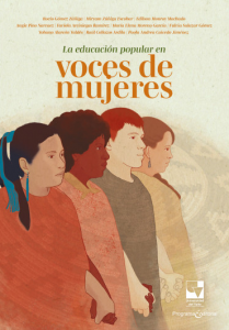 Carátula de libro: La educación popular en voces de mujeres